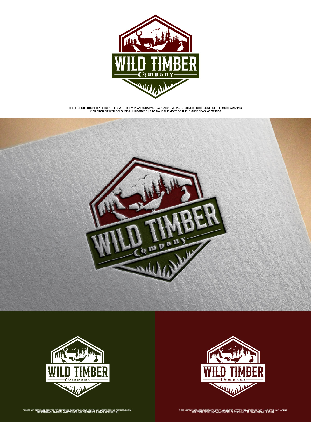 Logo Design by Loknath for Wild Timber Company, LLC | Design #33771563
