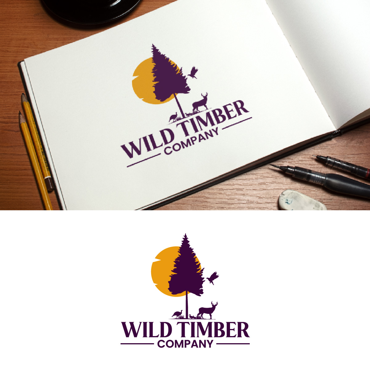 Diseño de Logo por Loknath para Wild Timber Company, LLC | Diseño #33771571