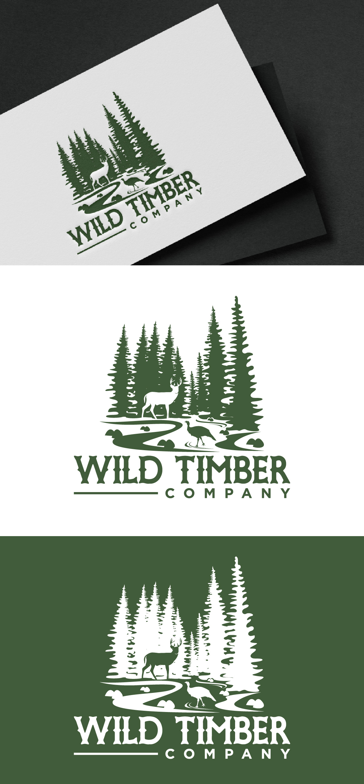 Logo Design by Loknath for Wild Timber Company, LLC | Design #33772049