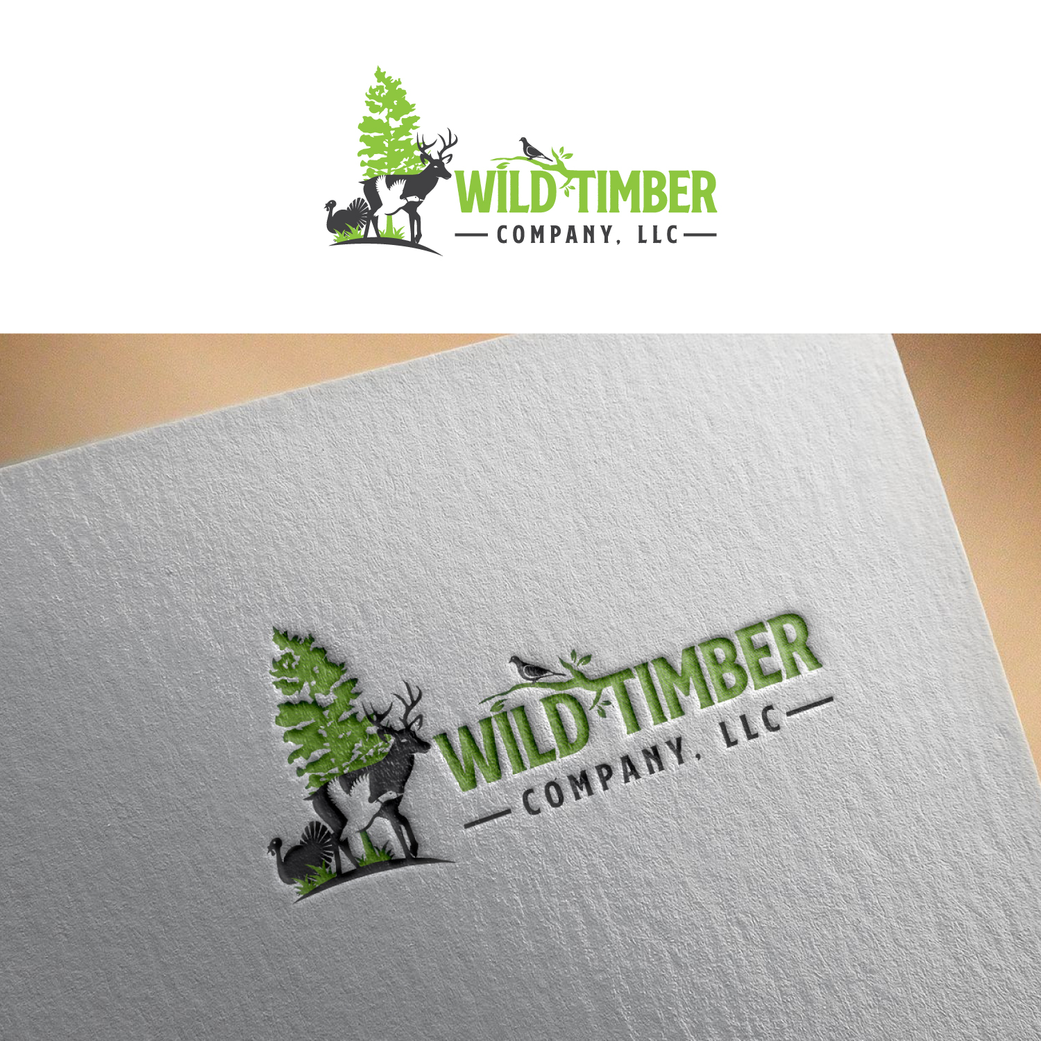 Logo-Design von Modan Mohan Mohini für Wild Timber Company, LLC | Design #33817958