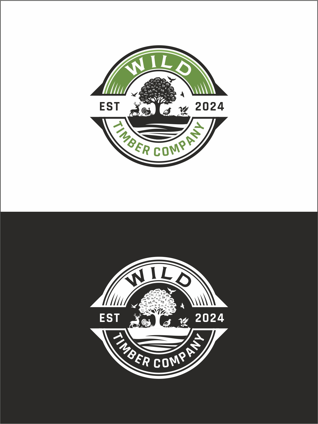 Logo Design by Robert Macwan for Wild Timber Company, LLC | Design #33848593