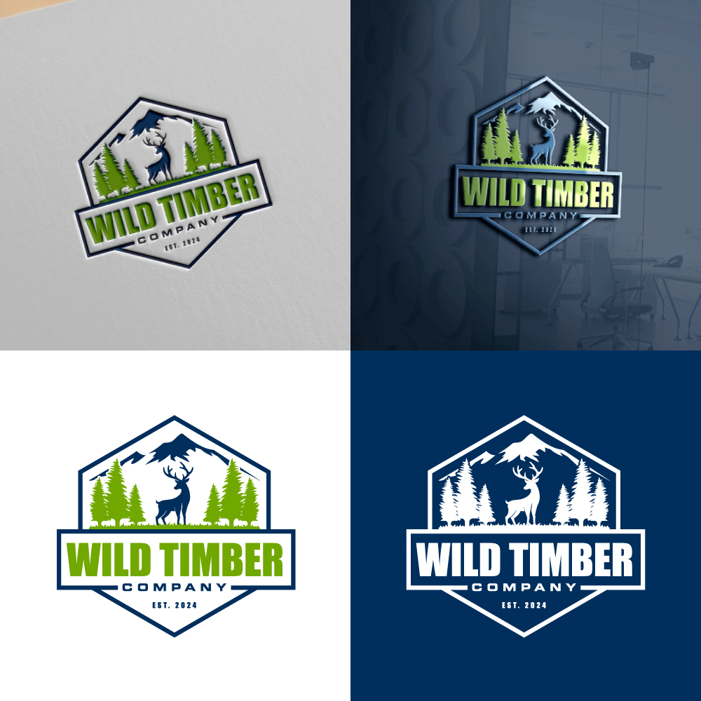 Diseño de Logo por Znuj Esilas para Wild Timber Company, LLC | Diseño #33811320