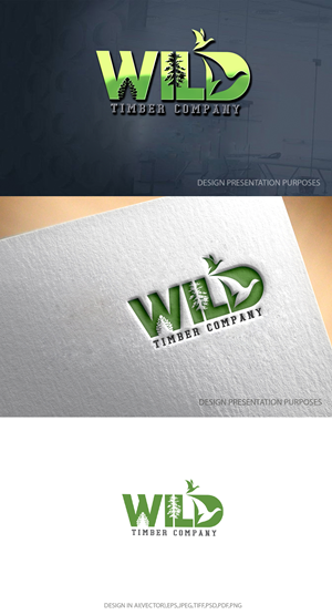 Logo-Design von graphicevolution für Wild Timber Company, LLC | Design: #33777780