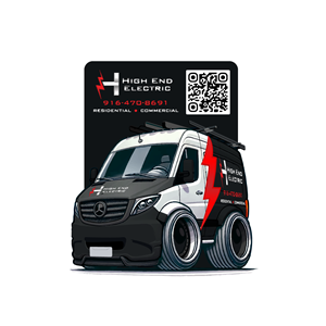 Sticker Design by Isu-D for High End Electric | Design: #33785175