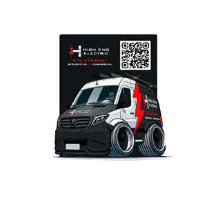 Sticker Design by Isu-D for High End Electric | Design: #33785176