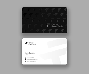 Business Card Design by Andrés Sebastián for Onsite Fleet Techs | Design #33770926