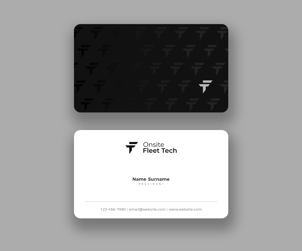 Business Card Design by Andrés Sebastián for Onsite Fleet Techs | Design #33771066