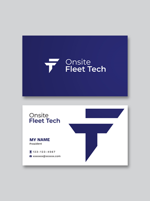 Diseño de Tarjeta de Presentación por Creative Moon Design para Onsite Fleet Techs | Diseño: #33767122