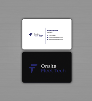 Business Card Design by Graphixpointt for Onsite Fleet Techs | Design: #33767367