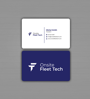 Business Card Design by Graphixpointt for Onsite Fleet Techs | Design: #33767368