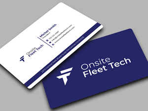 Business Card Design by Graphixpointt for Onsite Fleet Techs | Design: #33767477