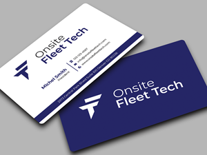 Business Card Design by Graphixpointt for Onsite Fleet Techs | Design: #33767519