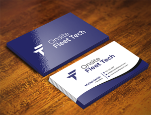 Business Card Design by Graphixpointt for Onsite Fleet Techs | Design: #33767520