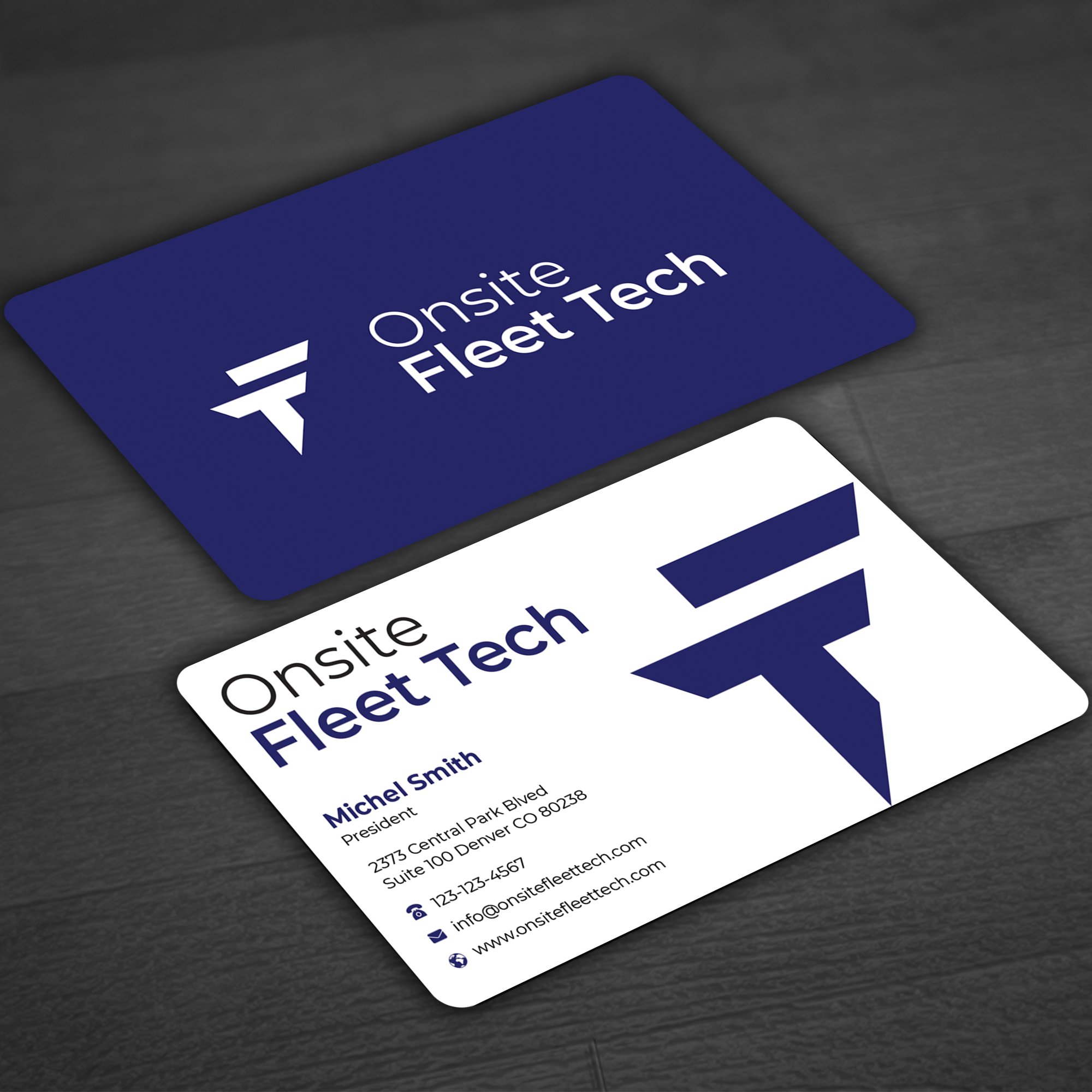 Business Card Design by Graphixpointt for Onsite Fleet Techs | Design #33767581