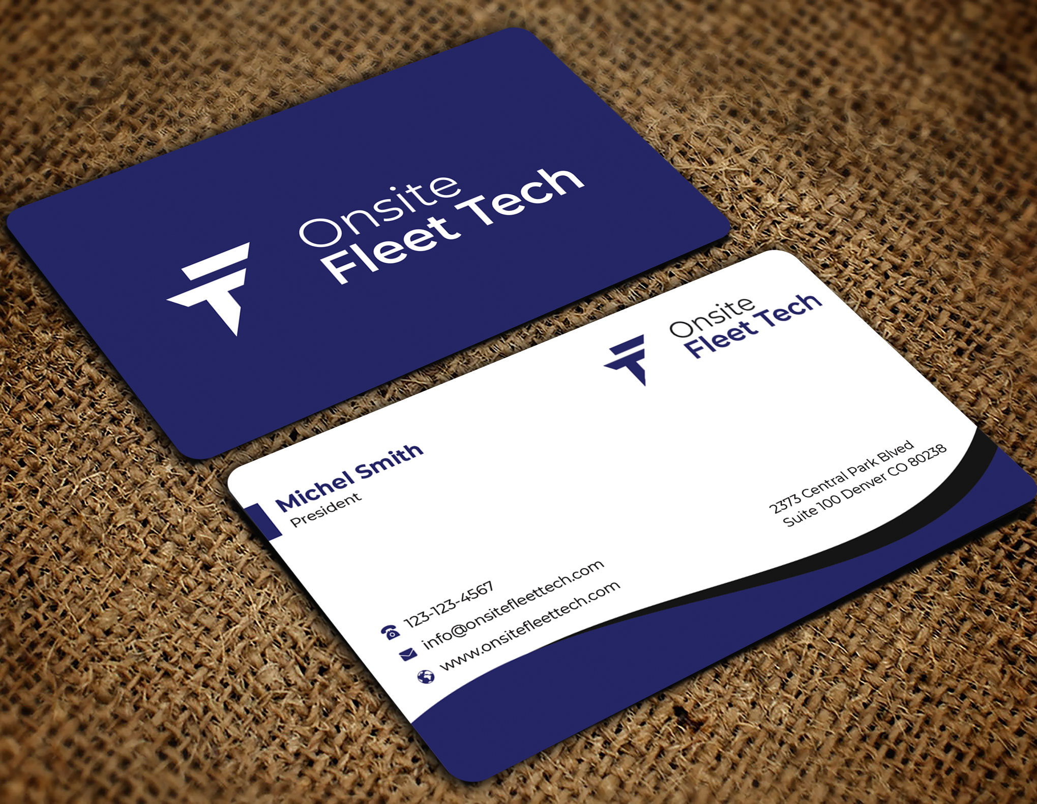Business Card Design by Graphixpointt for Onsite Fleet Techs | Design #33767582