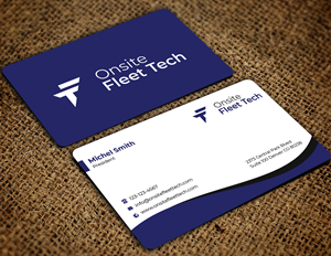 Business Card Design by Graphixpointt for Onsite Fleet Techs | Design: #33767582