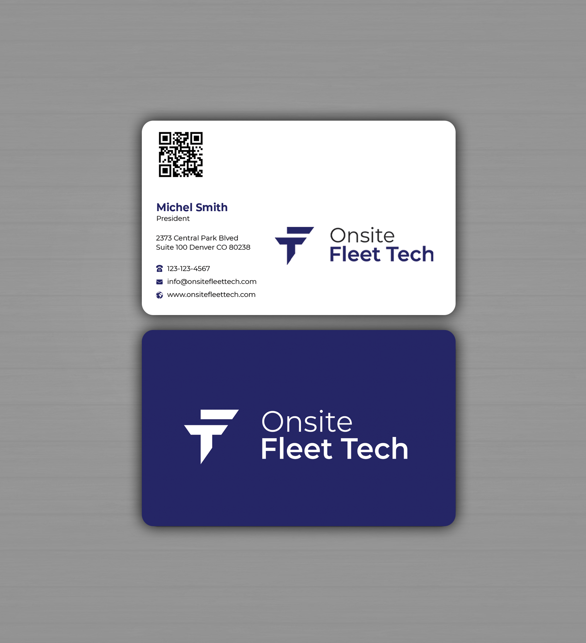 Business Card Design by Graphixpointt for Onsite Fleet Techs | Design #33767813