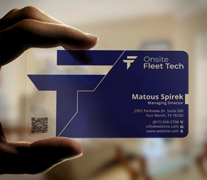Diseño de Tarjeta de Presentación por DesignerShahadat para Onsite Fleet Techs | Diseño: #33768910