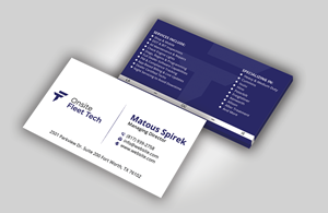 Diseño de Tarjeta de Presentación por DesignerShahadat para Onsite Fleet Techs | Diseño: #33772487