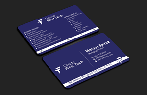 Diseño de Tarjeta de Presentación por DesignerShahadat para Onsite Fleet Techs | Diseño: #33772493