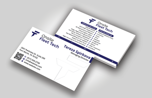 Diseño de Tarjeta de Presentación por DesignerShahadat para Onsite Fleet Techs | Diseño: #33772498