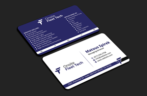 Diseño de Tarjeta de Presentación por DesignerShahadat para Onsite Fleet Techs | Diseño: #33772499