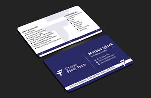 Diseño de Tarjeta de Presentación por DesignerShahadat para Onsite Fleet Techs | Diseño: #33772500