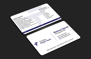 Diseño de Tarjeta de Presentación por DesignerShahadat para Onsite Fleet Techs | Diseño: #33772506