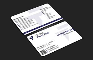 Diseño de Tarjeta de Presentación por DesignerShahadat para Onsite Fleet Techs | Diseño: #33772507