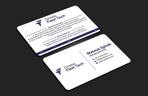 Business Card Design by DesignerShahadat for Onsite Fleet Techs | Design: #33773480