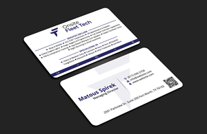 Visitenkarten-Design von DesignerShahadat für Onsite Fleet Techs | Design: #33773496