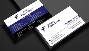 Business Card Design by freelancer75 for Onsite Fleet Techs | Design: #33772616