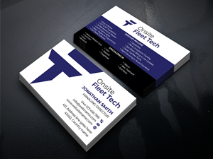 Business Card Design by freelancer75 for Onsite Fleet Techs | Design: #33773137