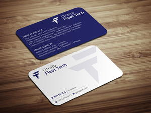 Diseño de Tarjeta de Presentación por Magic of Art para Onsite Fleet Techs | Diseño: #33770223
