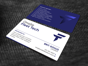 Business Card Design by Tripti Ranjan Gain for Onsite Fleet Techs | Design: #33769144