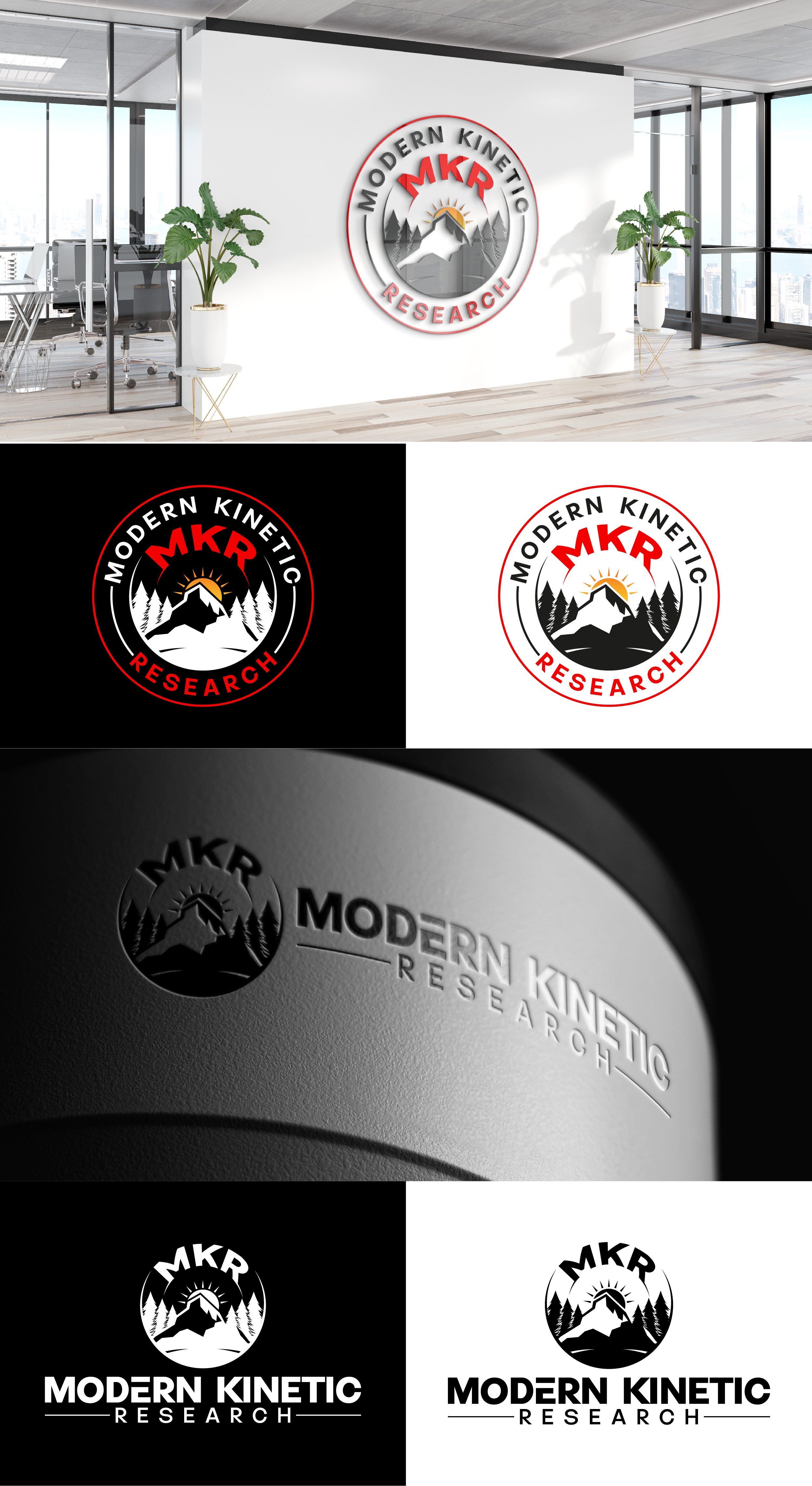Logo Design by PixelUP Graphics for Modern Kinetic Research | Design #33772667