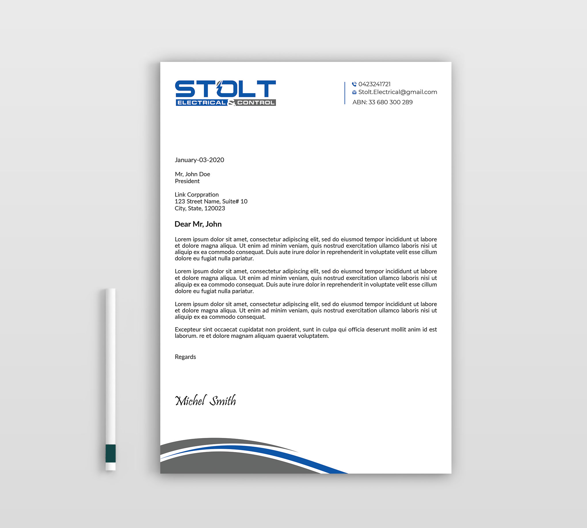 Letterhead Design by Expert Bappy for this project | Design #33768038