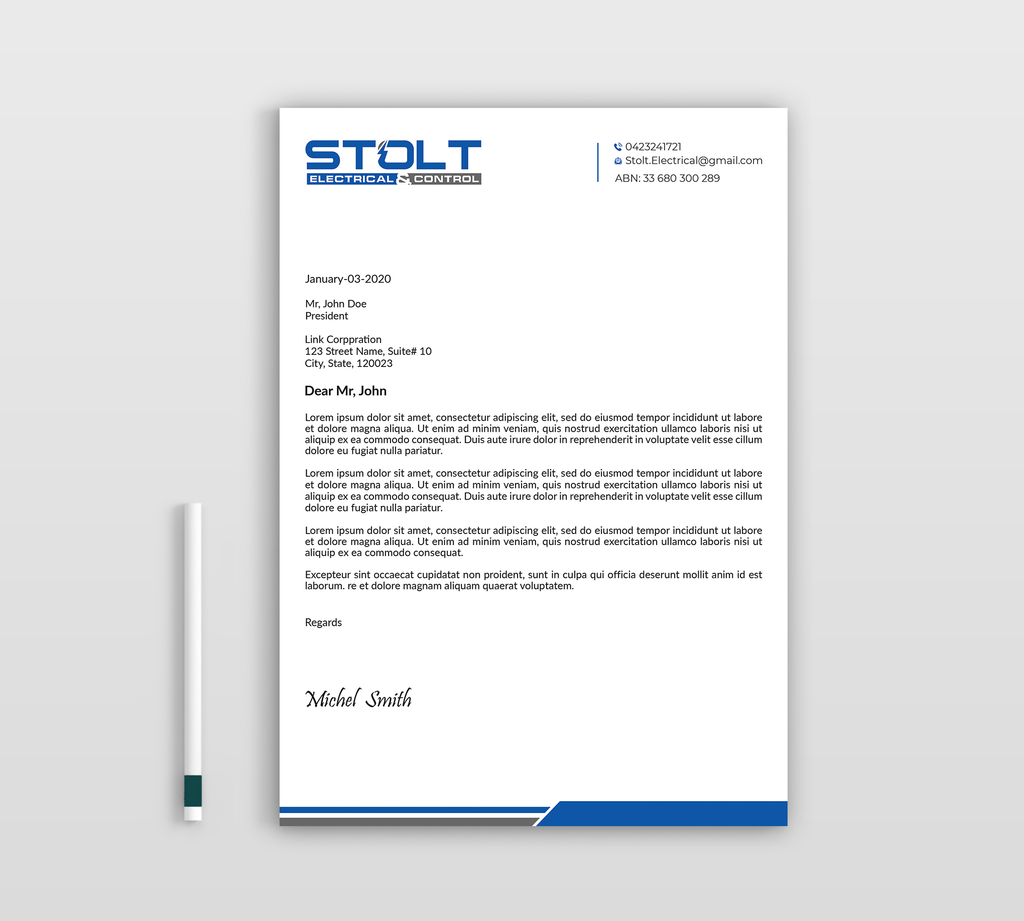 Letterhead Design by Expert Bappy for this project | Design #33768039