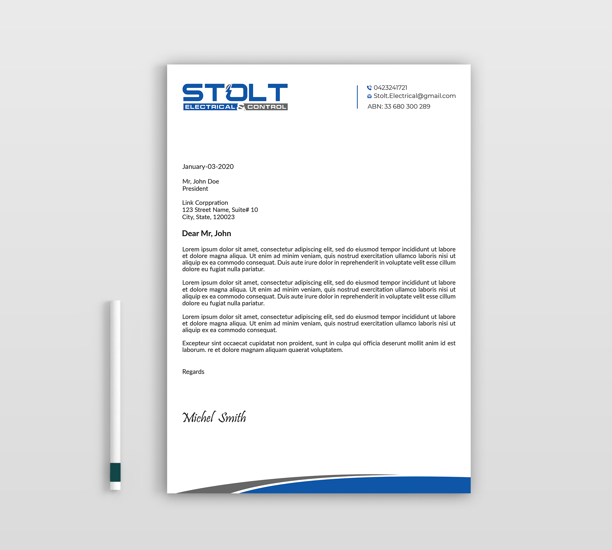 Letterhead Design by Expert Bappy for this project | Design #33768054