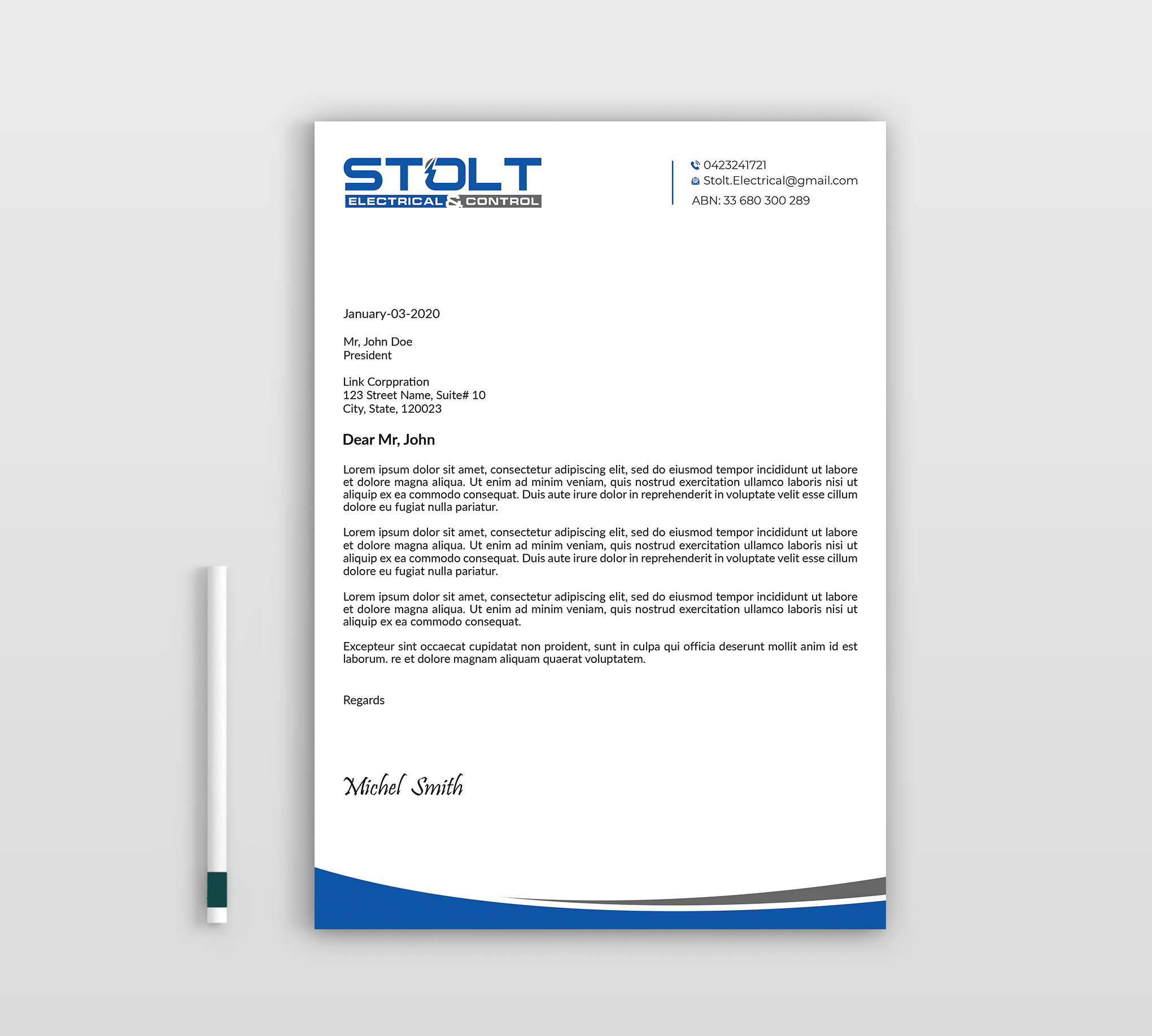 Letterhead Design by Expert Bappy for this project | Design #33768055