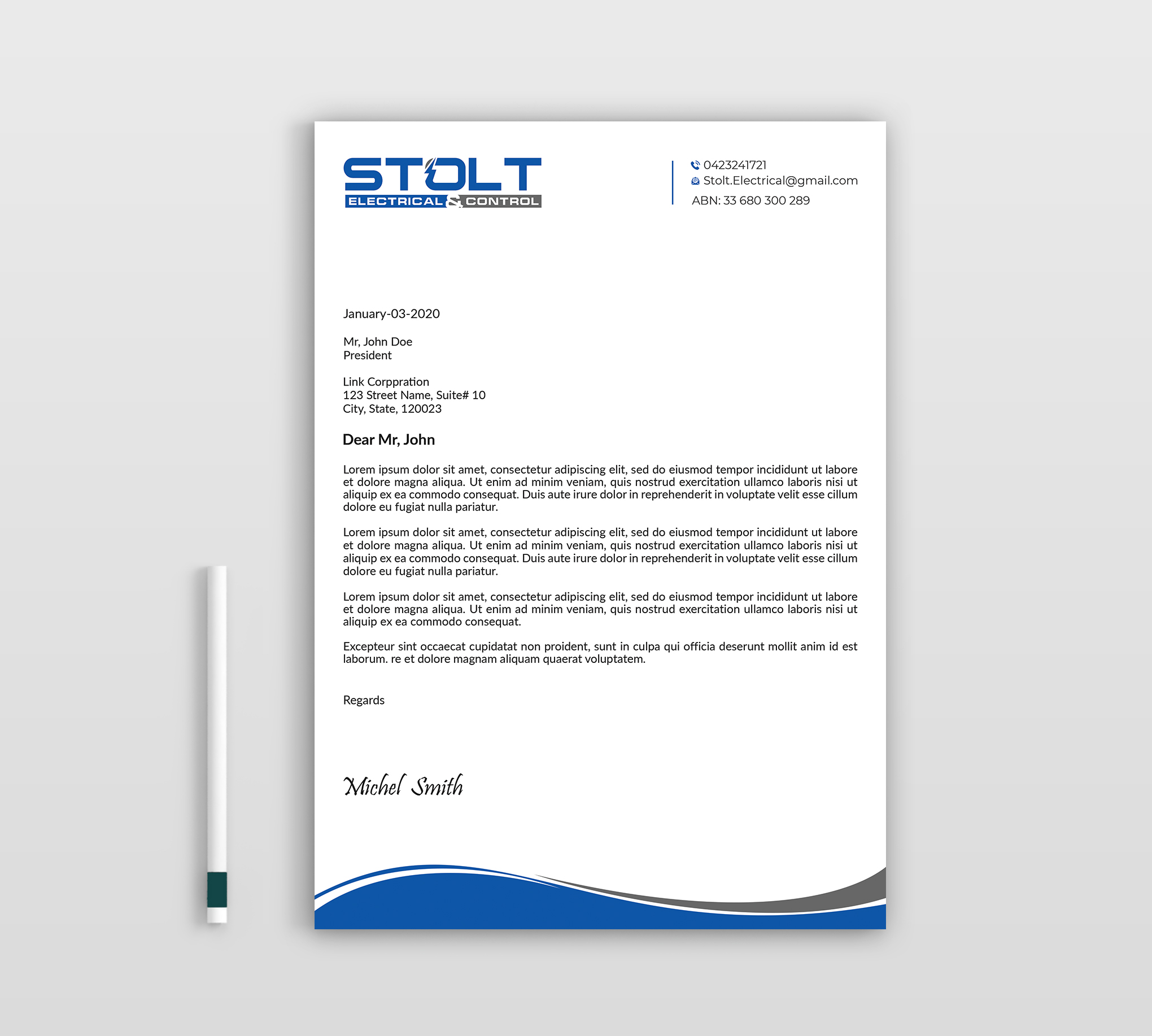 Letterhead Design by Expert Bappy for this project | Design #33768072