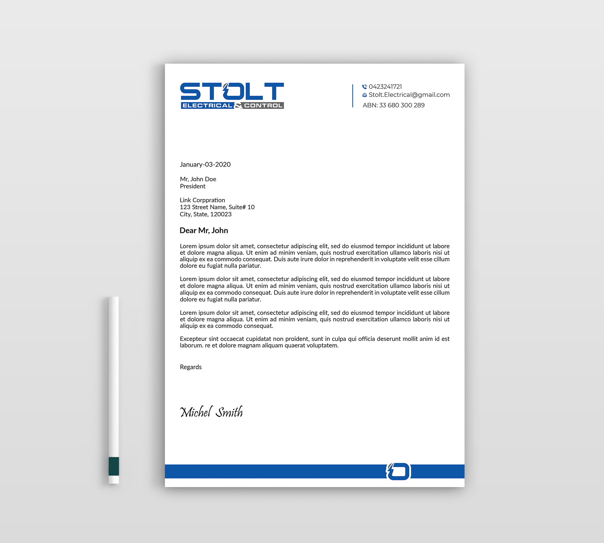 Letterhead Design by Expert Bappy for this project | Design #33768172