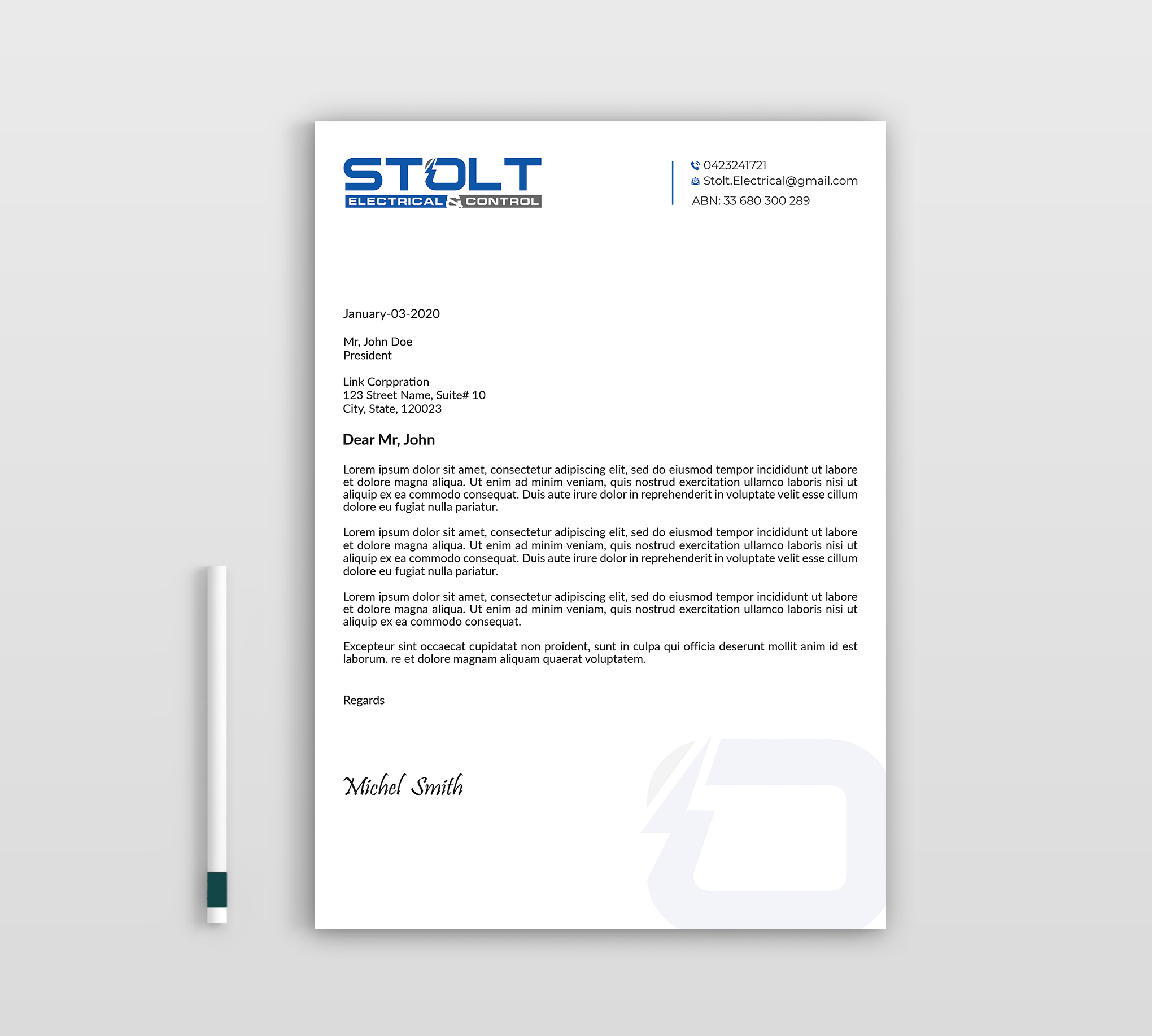Letterhead Design by Expert Bappy for this project | Design #33768188