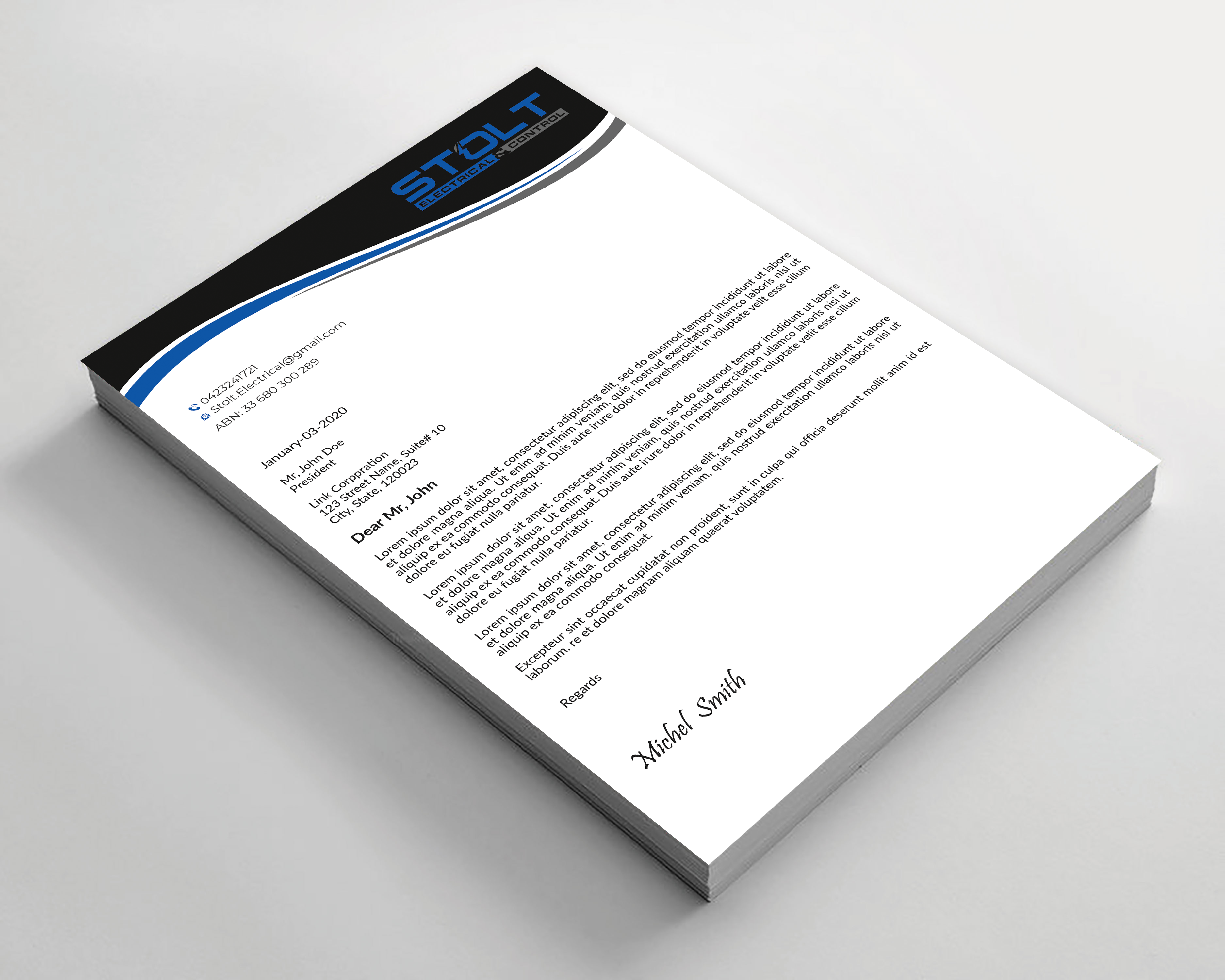 Letterhead Design by Expert Bappy for this project | Design #33768395