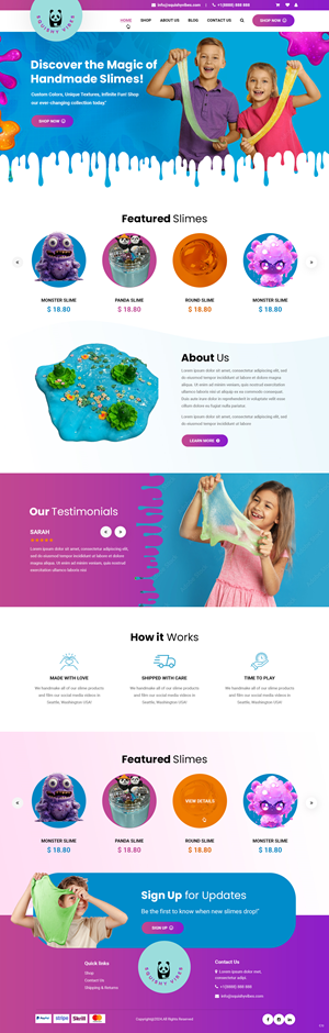 Web Design by pb for this project | Design: #33780424
