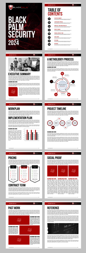 Proposal / Report Template Design