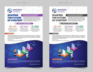 Flyer Design by Rajneesha for Precision Content Authoring Solutions | Design: #33785983