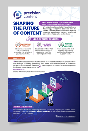 Flyer Design by Rajneesha for Precision Content Authoring Solutions | Design: #33787705