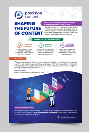 Flyer Design by Rajneesha for Precision Content Authoring Solutions | Design: #33793152