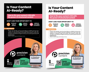 Flyer Design by Rajneesha for Precision Content Authoring Solutions | Design: #33817360